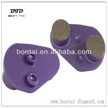 Double round diamond segments patented grinding plate